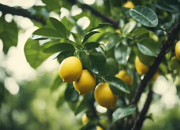 A lemon tree in jungle