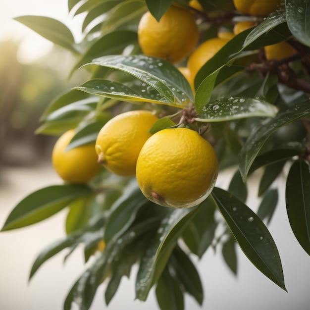 Photo lemon tree