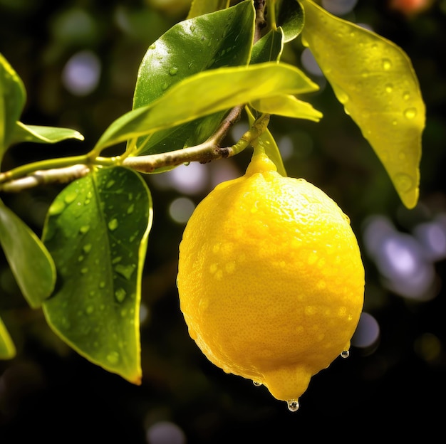 Lemon on the tree