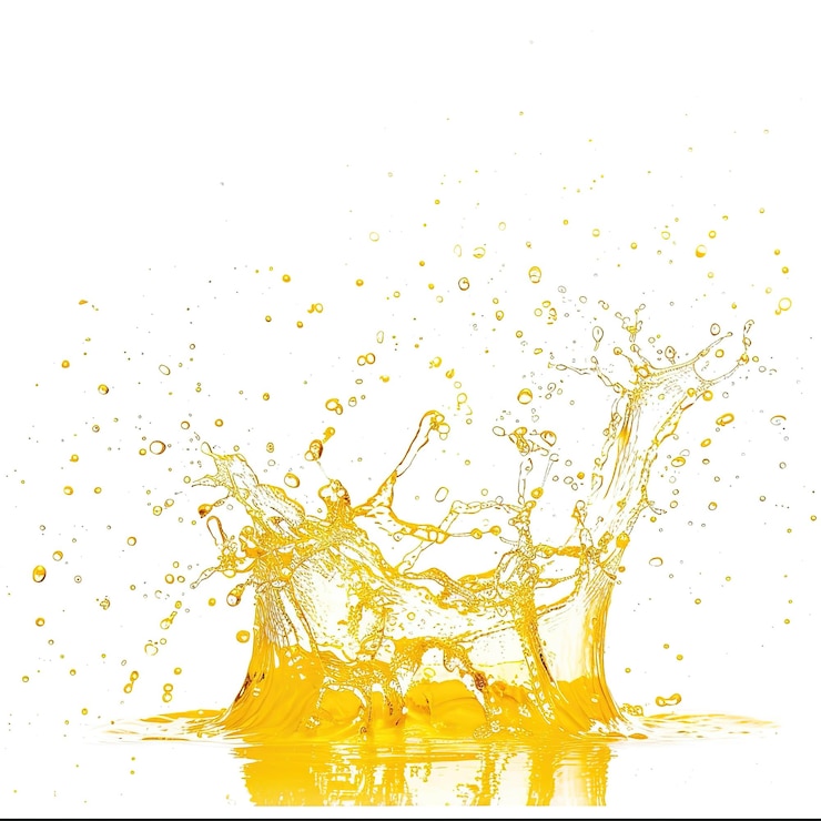 Photo lemon water splash