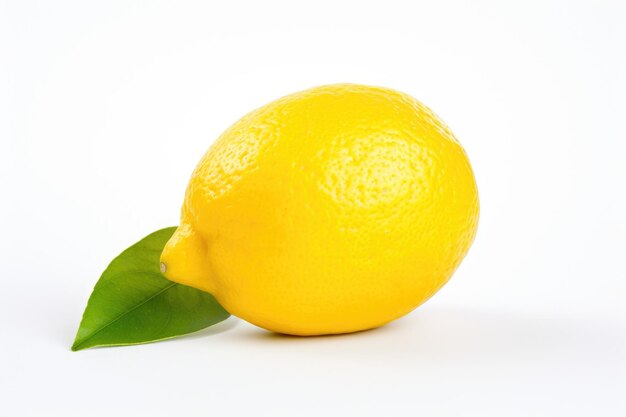 lemon on a white background