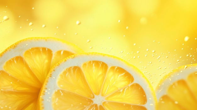 Lemon Zest Sunburst Background