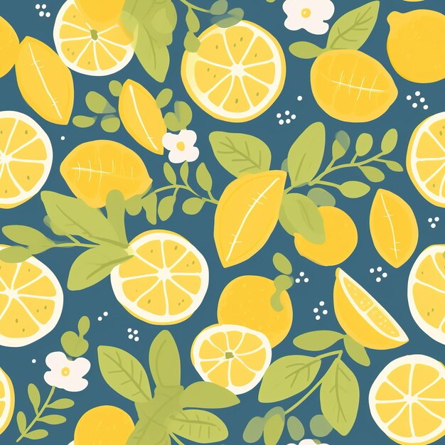 Photo lemonade background pattern