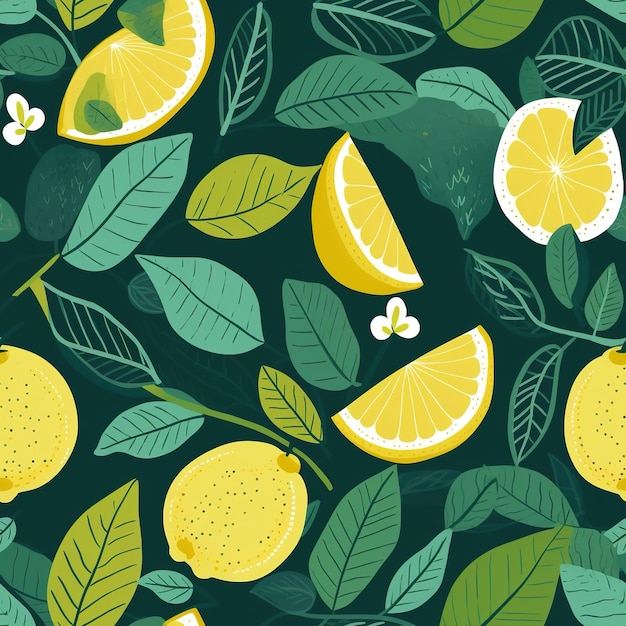 lemonade background pattern