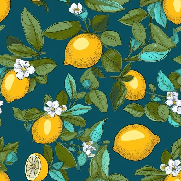 lemonade background pattern