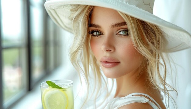 lemonade on a hot summer day UHD Wallpaper