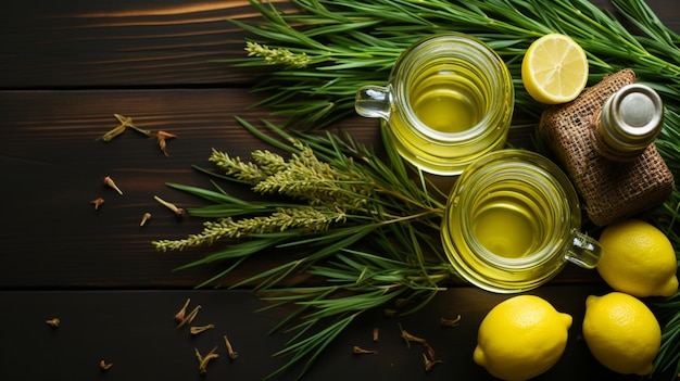 Эфирное масло лимонной травы Природный экстракт цимбопогона