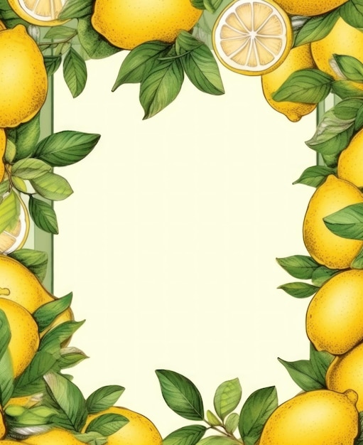 lemons on a white background with lemons.