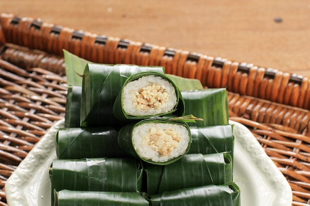 Lemper is Indonesian Traditional Dish