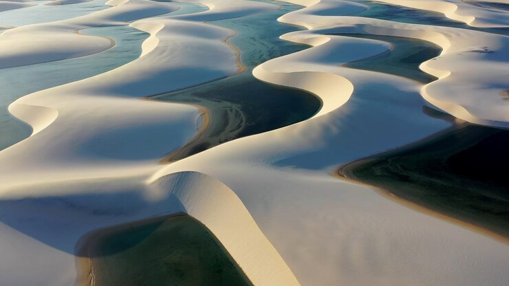 Photo lencois maranhenses brazil tropical scenery for vacation travel