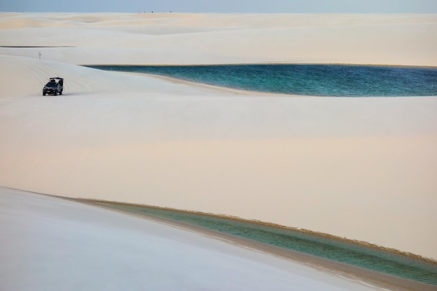 Lencois Maranhenses nationaal park Brazilië Duinen en lagunes paradijselijke toeristische bestemming