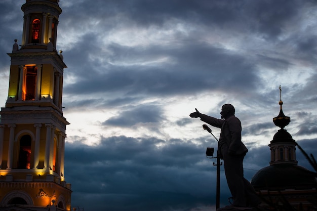 Foto lenin in kolomna, rusland