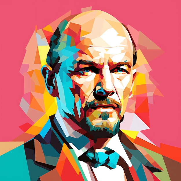 lenin wpap portrait