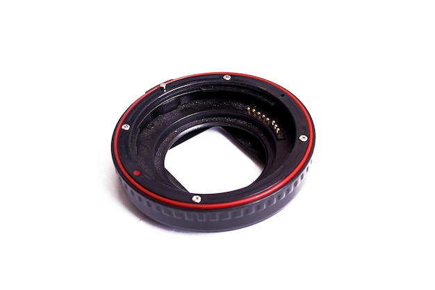 Lens adapter isolated on a white background