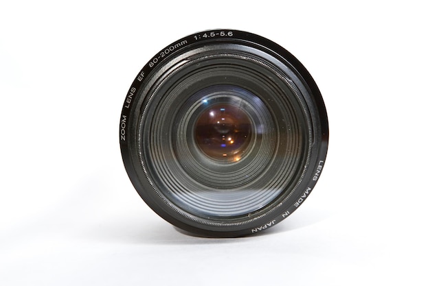 Lens of a DSLR camera