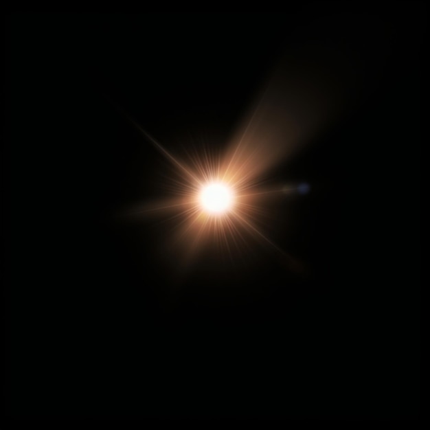 Lens flare overlay