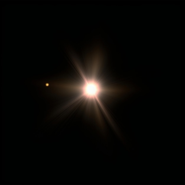 Lens flare overlay