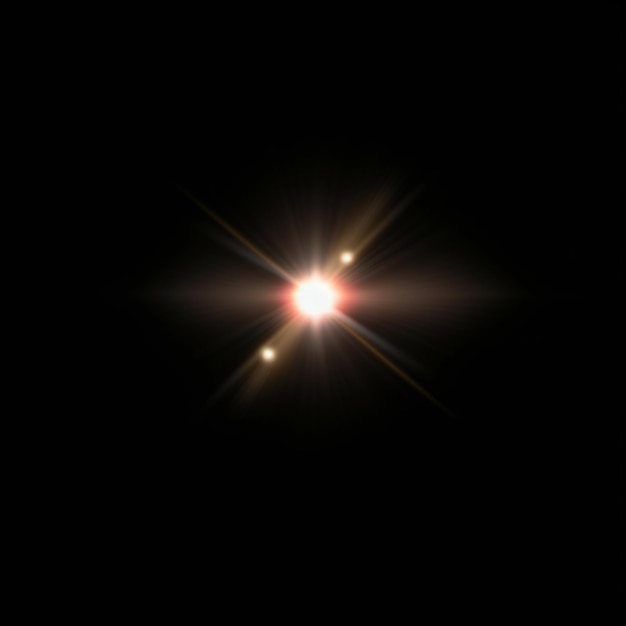 Photo lens flare overlay