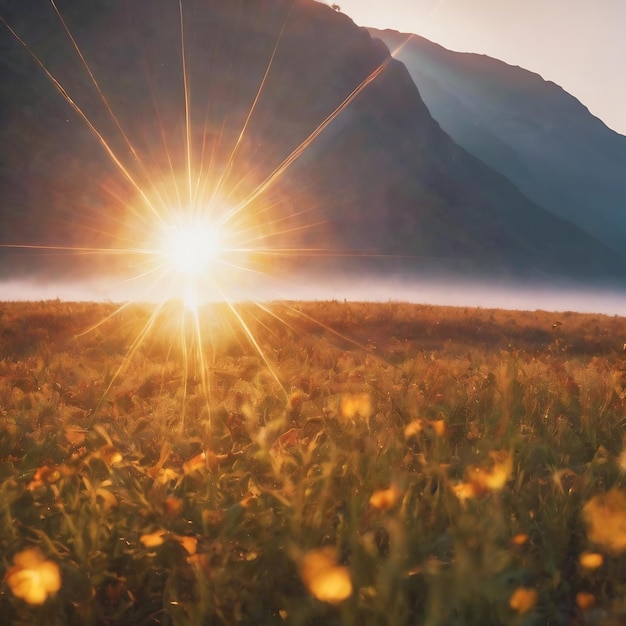 Foto illuminazione della lente