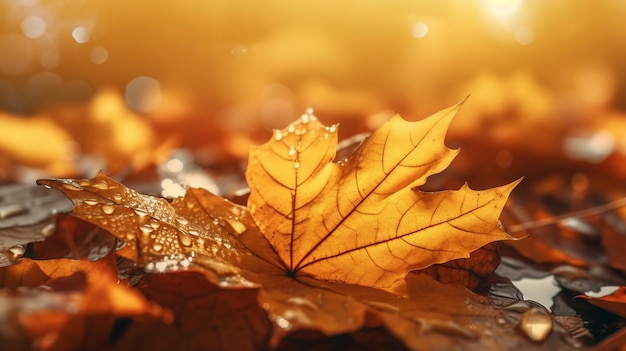 LensbabyStyle Autumn Leaves Free Images