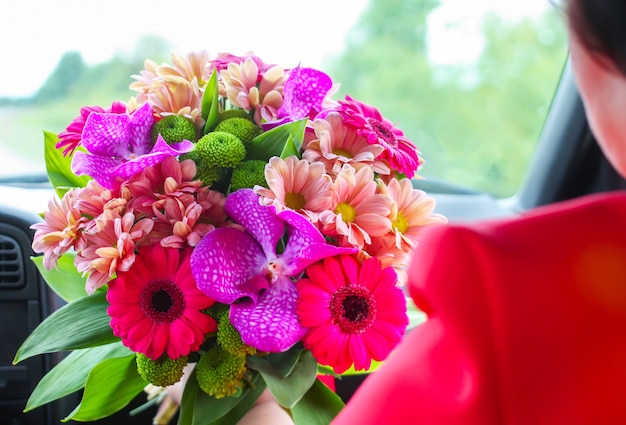 Lente boeket bloemen