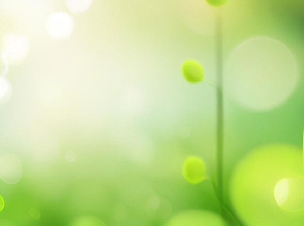 Lente groene droom abstracte banner met zachte groene achtergrond wazig