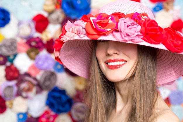 Lente of zomer schoonheid vrouw