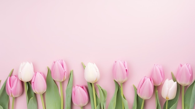 Lentebloemen Gele tulpen op witte achtergrond Bloemwaterverf illustratie