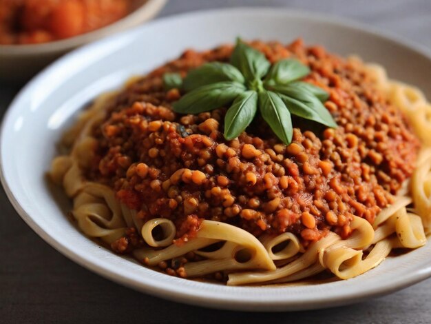 Lentil Bolognese Italian