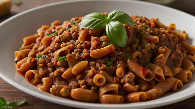 Lentil Bolognese without tomato