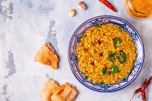 Photo lentil soup