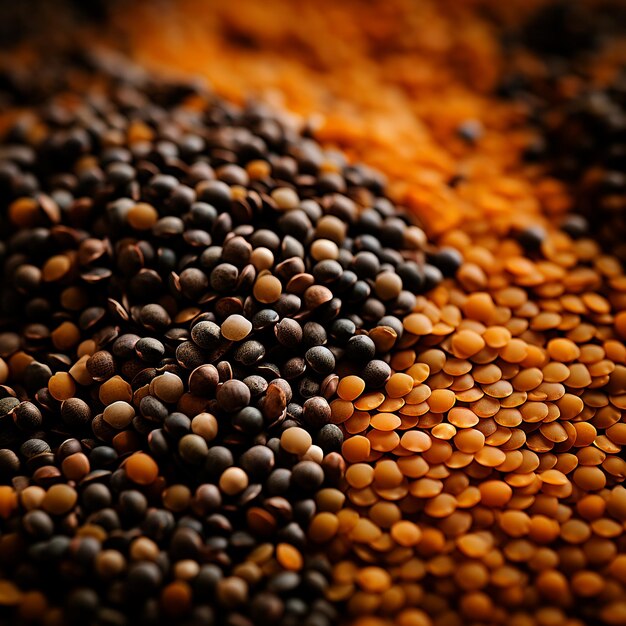 Lentils Natural Color Wallpaper Harvest