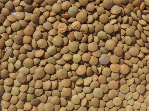 Lentils pulse legumes food background