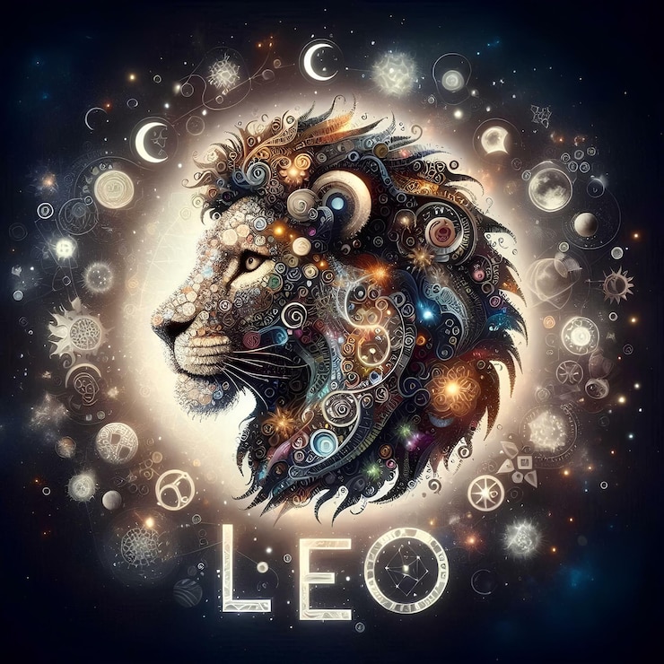 Photo leo sign illustration 37