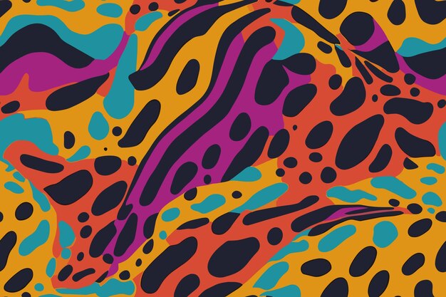 Leopard classic seamless pattern Fashion stylish natural texture Abstract vector