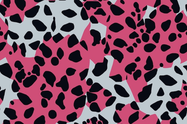 Леопард классический бесшовный узор Модная стильная естественная текстура Абстрактный вектор