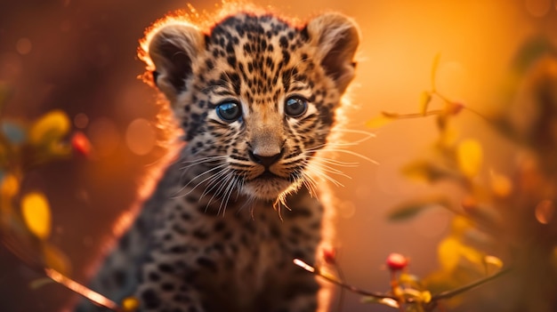 Leopard Cub Black Panther Cub