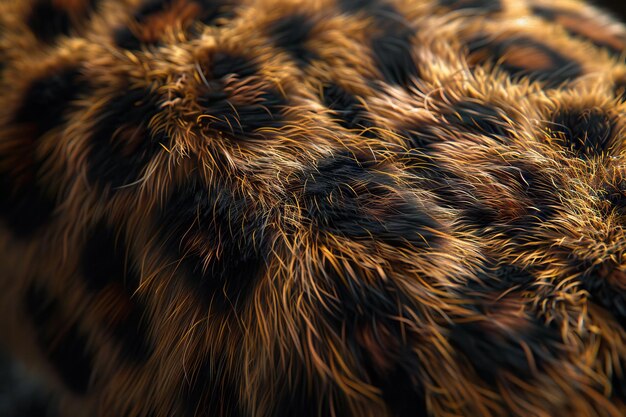 Photo leopard fur