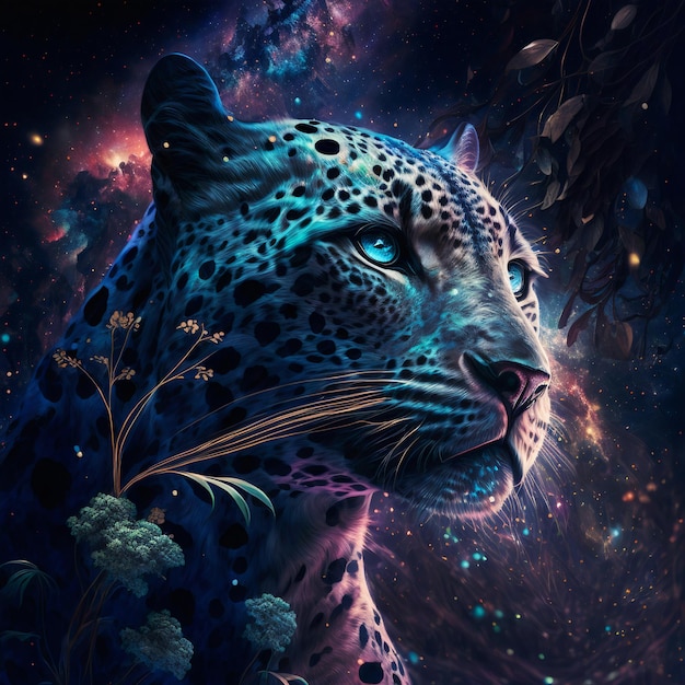 Leopard illustration