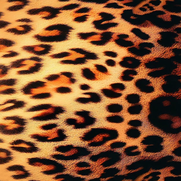 Foto leopard in de natuurachtergrond met kopieerruimte ai gegenereerde illustratie