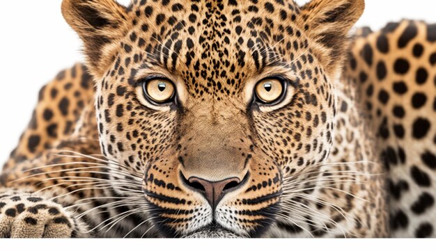 Портрет леопарда Generative Ai