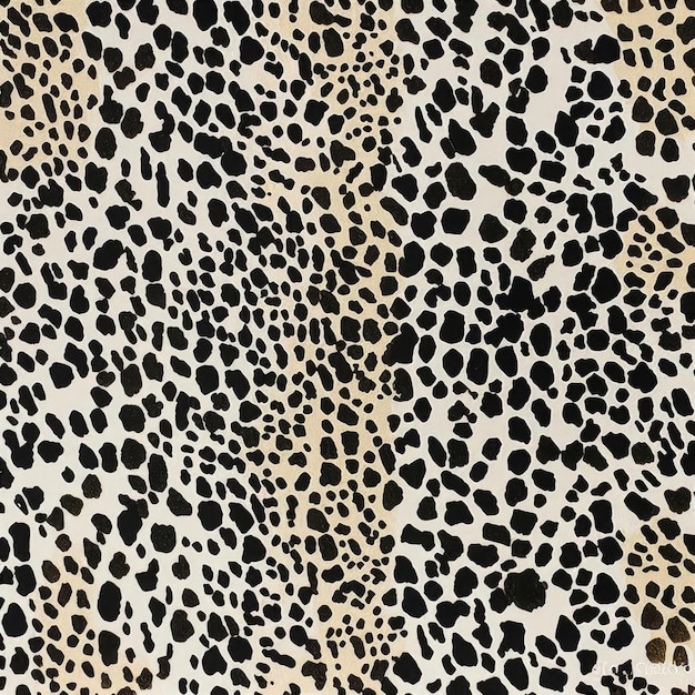 Photo leopard print animal skin texture seamless pattern