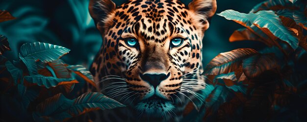 Леопардный принт с тропическими вибрациями, смешивающими арт-нуво и арт-деко Концепция Леопардная принт Тропические вибрации Арт-нуво Арт-деко Смешивающие стили