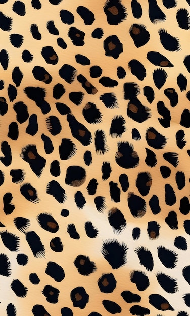 Foto leopard print kleuren patroon dieren prenten kleurrijke vector stijl achtergrond grafische kunstontwerp