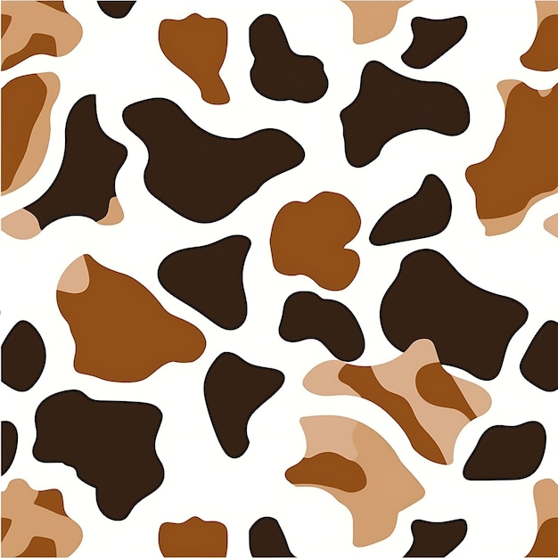 Photo a leopard print with brown spots and brown spots