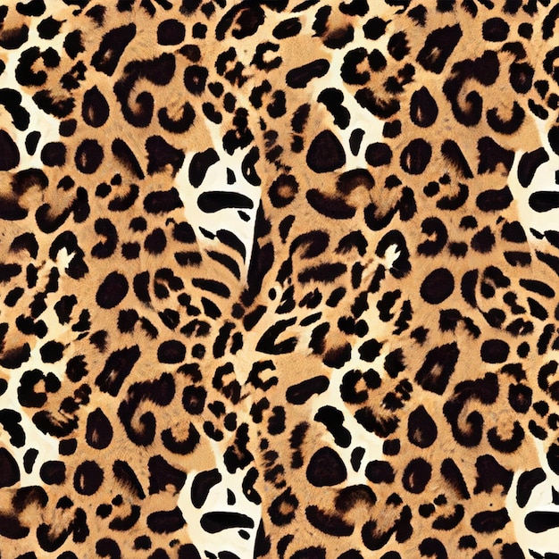 Foto modello di pelle di leopardo