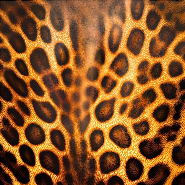 leopard skin texture AI generative
