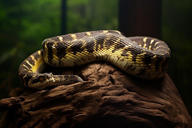 Leopard snake or european ratsnake