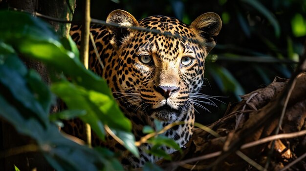 Photo leopard in stealth mode