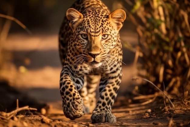 Леопард в дикой природе